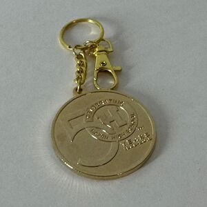 Hazen High School 50th Anniversary Gold Keychain Celebrating 1968-2018‎